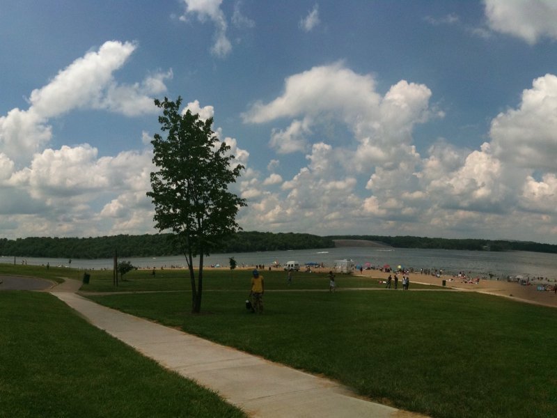 East Fork State Park Beach