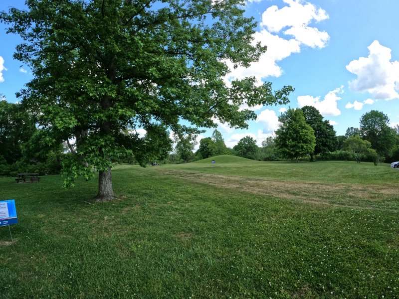 Serpent Mound Trail Map, Serpent Mound in Adams County