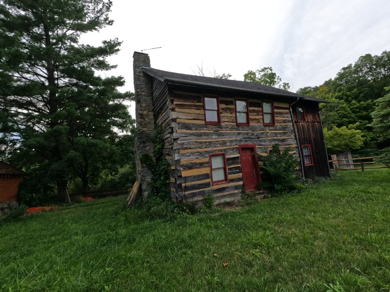 A cabin at Caesar Caesar Creek State Park Pioneer Village 