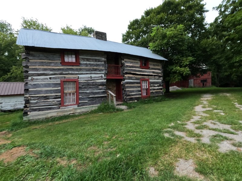 A cabin at Caesar Caesar Creek State Park Pioneer Village 