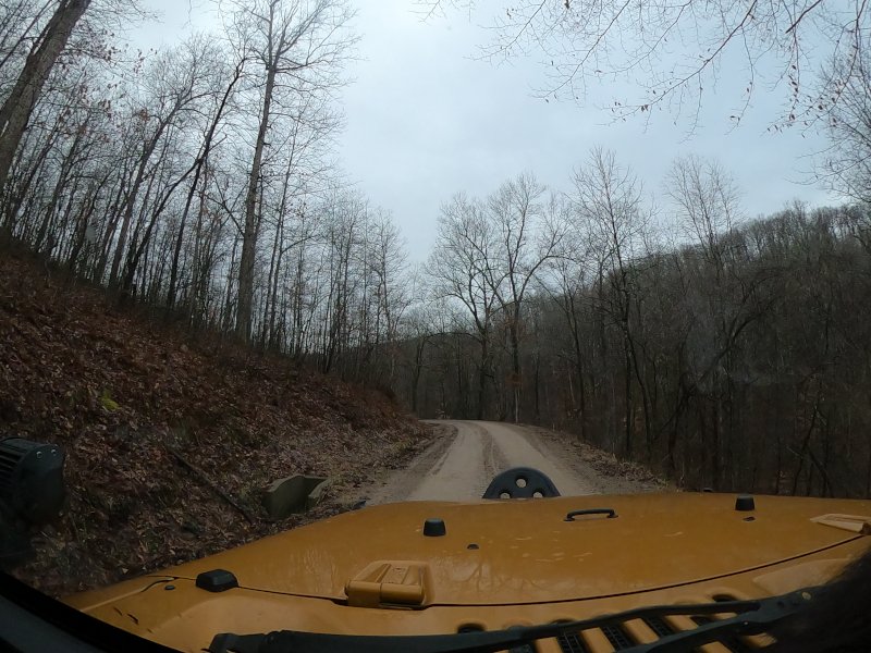 Heading into Dead Man Hollow. Fair warning: Finding the old grave is a journey along old gravel roads much better suited for 4-wheel drive. 