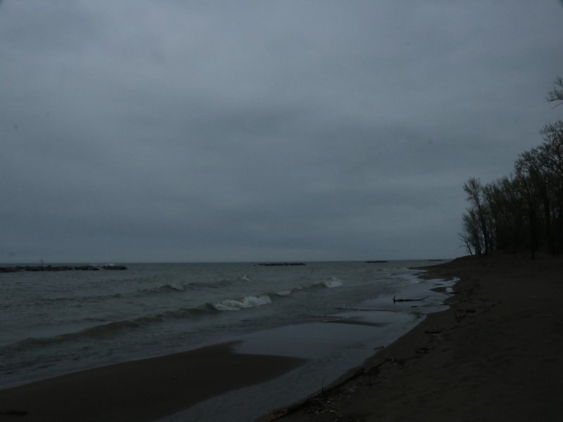 Lake Erie Shoreline, where a lake monster named Bessie has been witnessed.