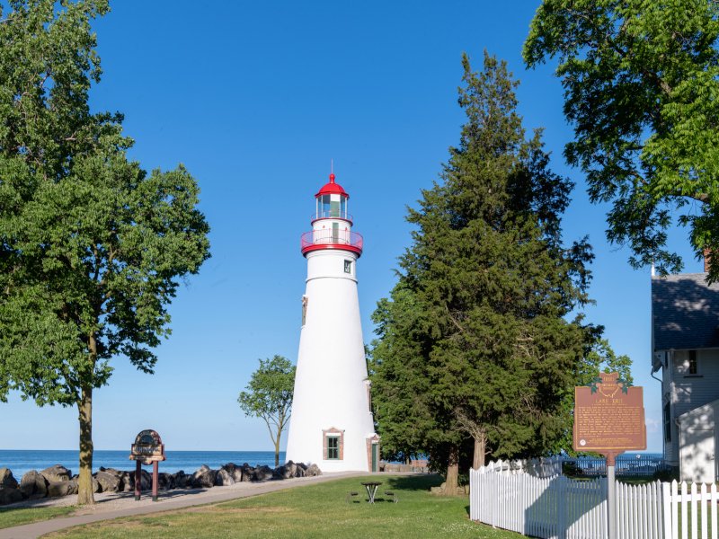 Marblehead Lighthouse. Lake Erie Shoreline. Haunted. Beautiful