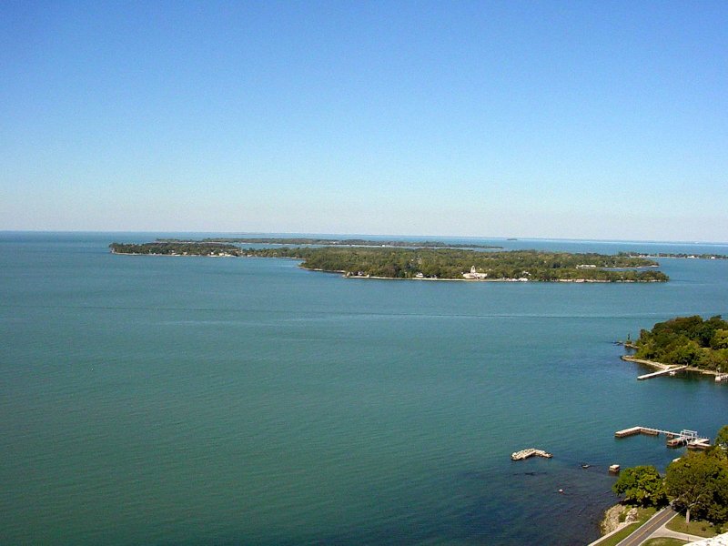 The view is facing North Looking at Middle Bass Island.

Lake Erie Coastal Ohio, Inc.