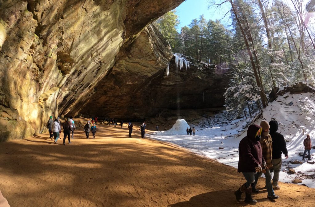 Winter Hikes Around the State: Hocking Hills State Park