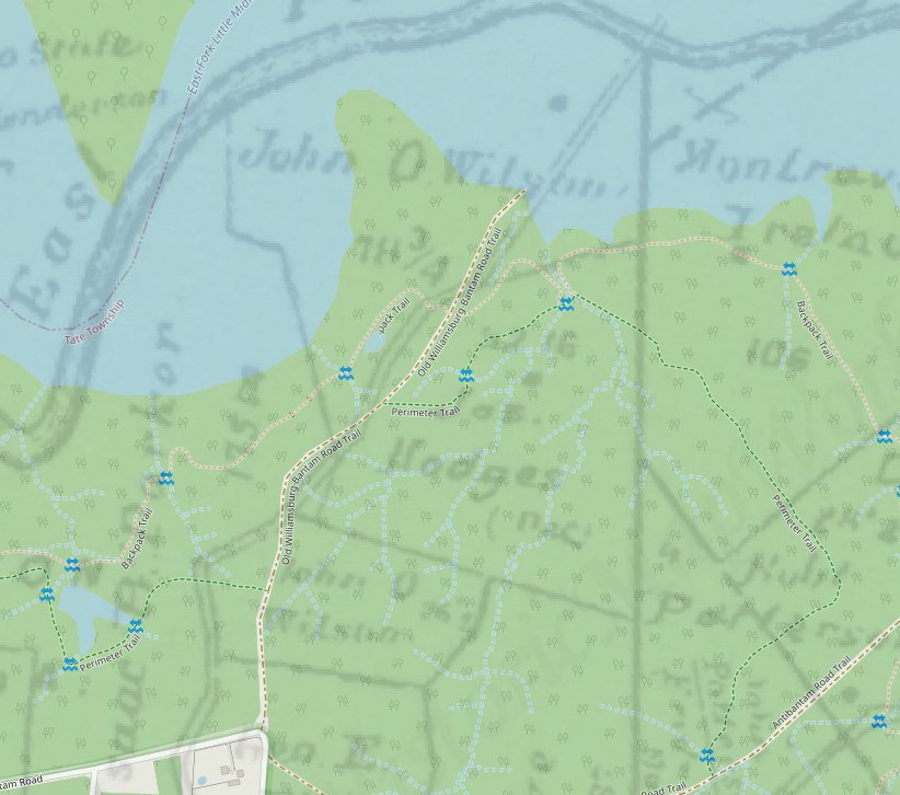 Map East Fork State Park Arches