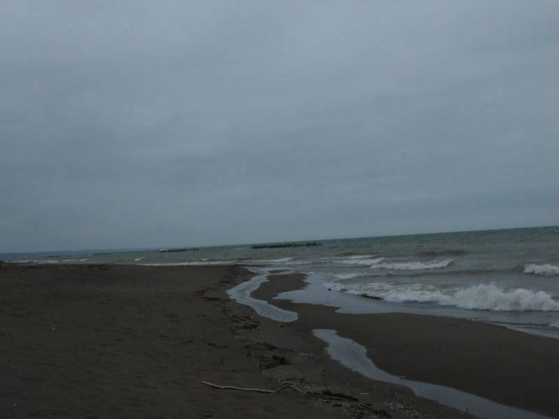 Lake Erie Shoreline. Are there ghost ships out there?