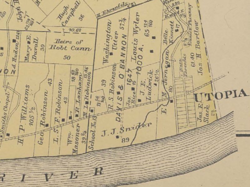 Utopia Map Franklin Township, Clermont County