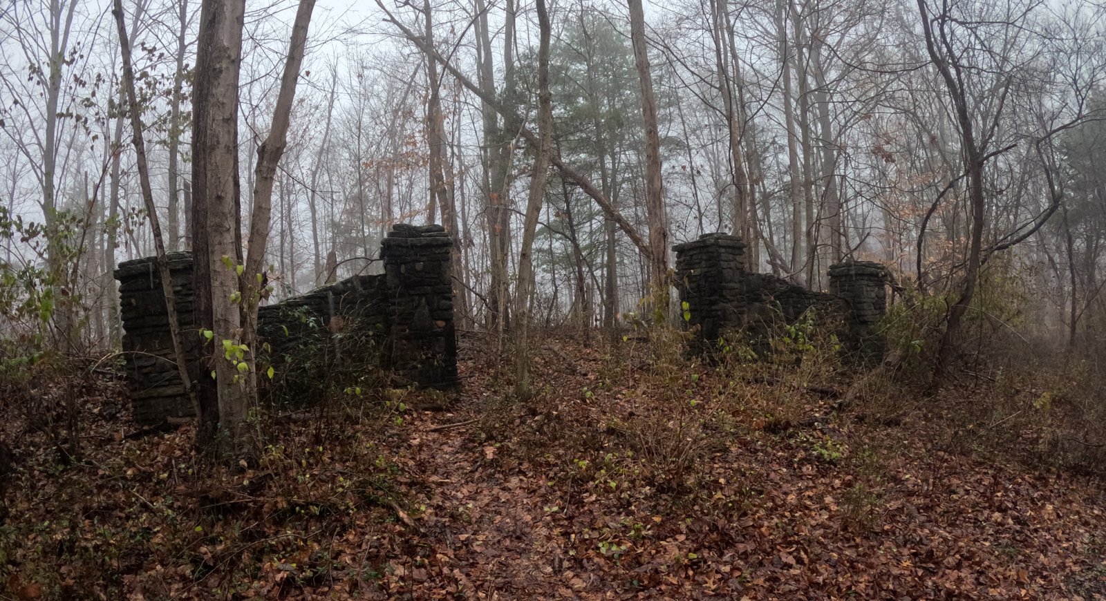 The Arches on the Road to Nowhere, East Fork State Park hiking trails.