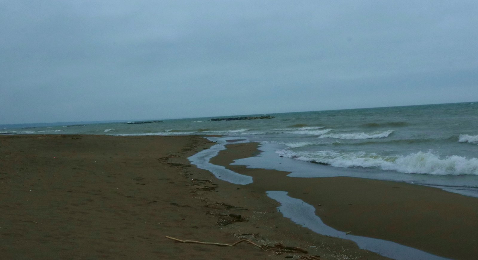 East Harbor State Park on the Lake Erie Shoreline. Are there ghost ships out there?